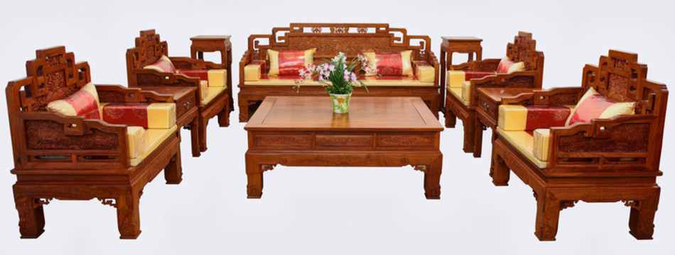 清式非花红木家具 典雅与华贵的完美融合